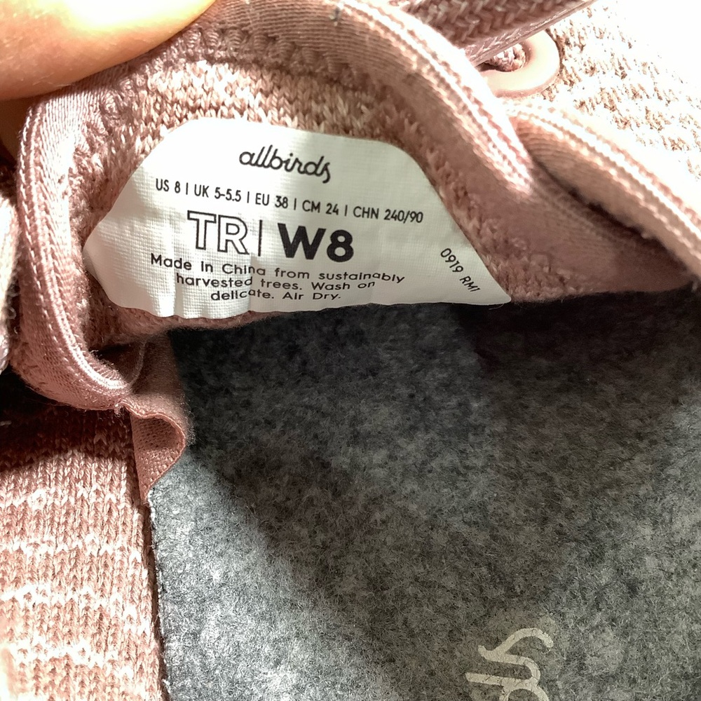 Allbirds Women’s Lim. Ed. Tree Dasher Shoes - Picture 9 of 9